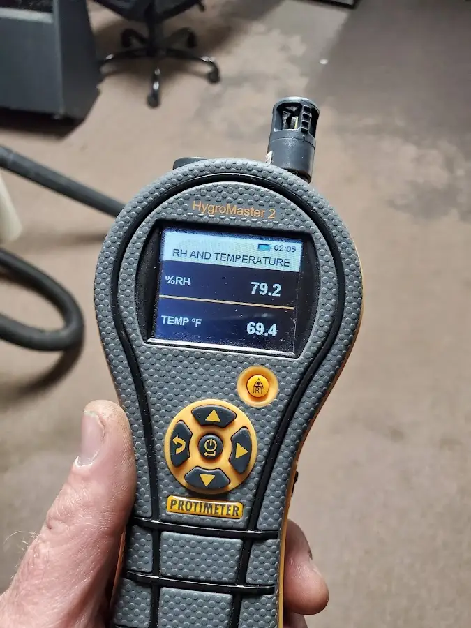 Moisture meter humidity assessment for Mold Remediation & Removal in South Charleston